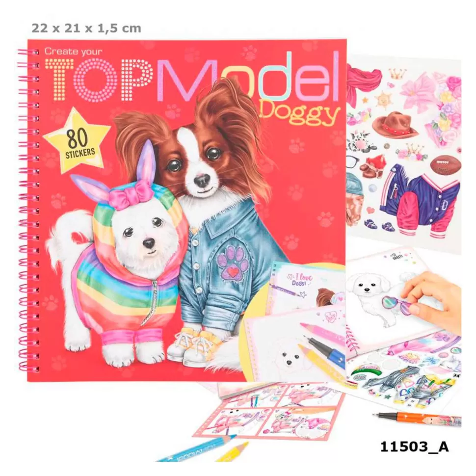 TopModel Vuelta Al Cole^Create Your Doggy Colouring Book