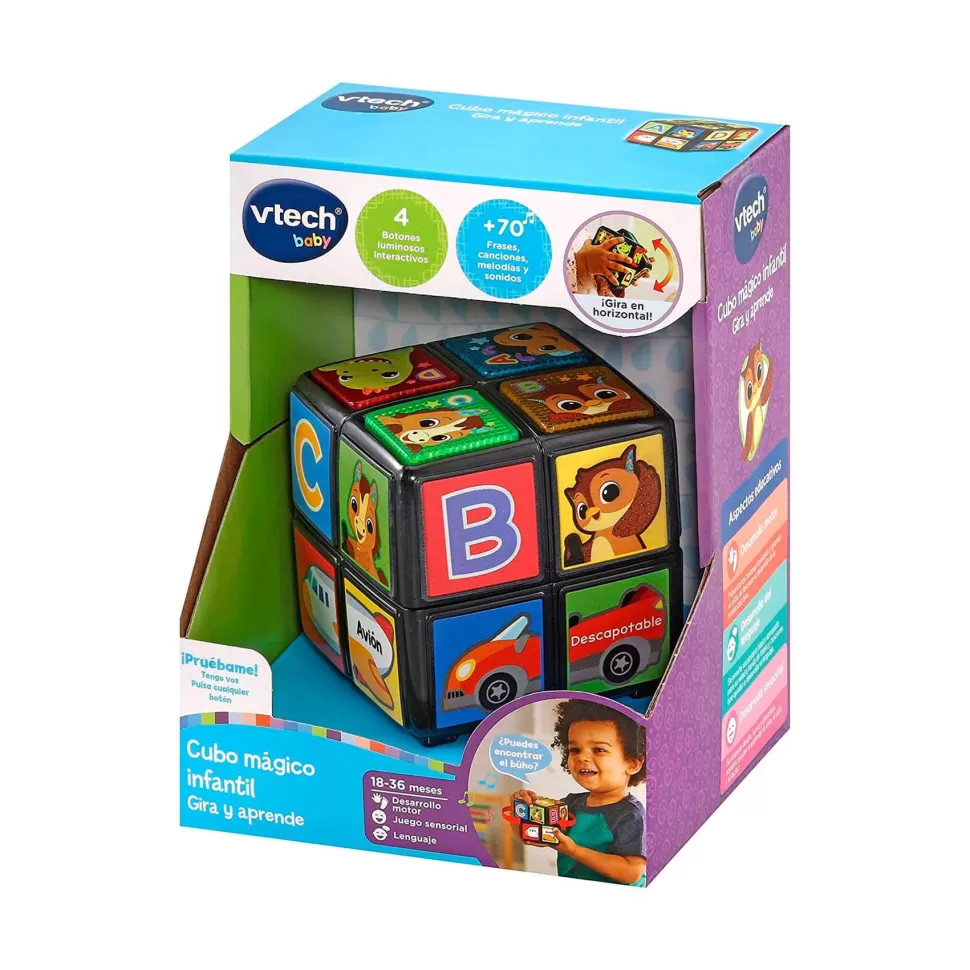 VTech Primera Infancia^Cubo Magico Infantil Gira Y Aprende