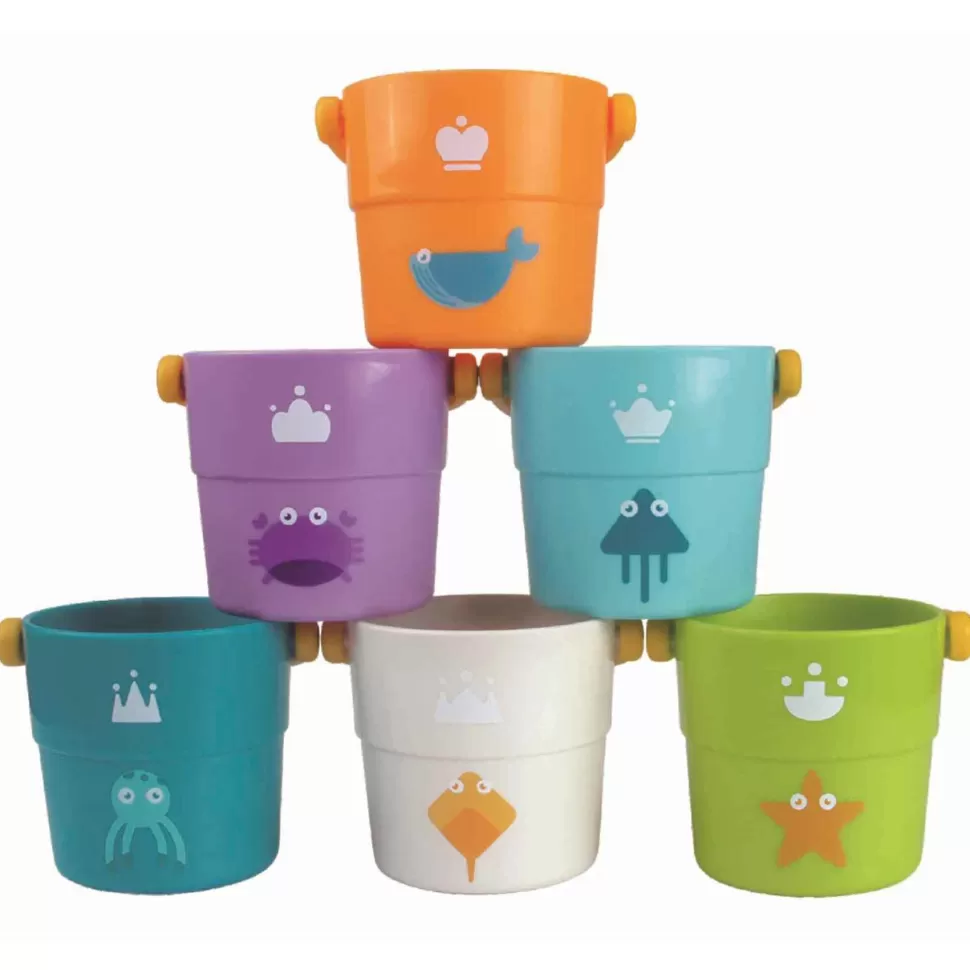 Petit Planet Cubos Al Agua Juguete Infantil Para El Bano* Primera Infancia