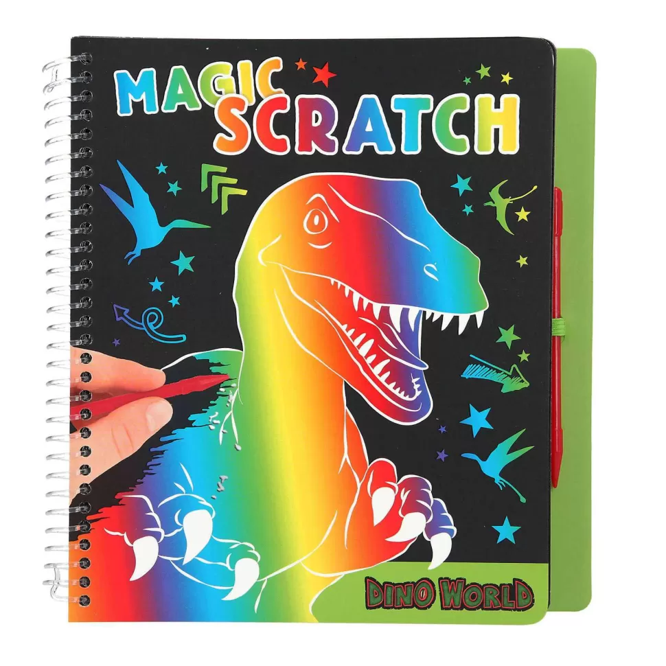 TopModel Manualidades^Dino World Magic Scratch Book Nuevo