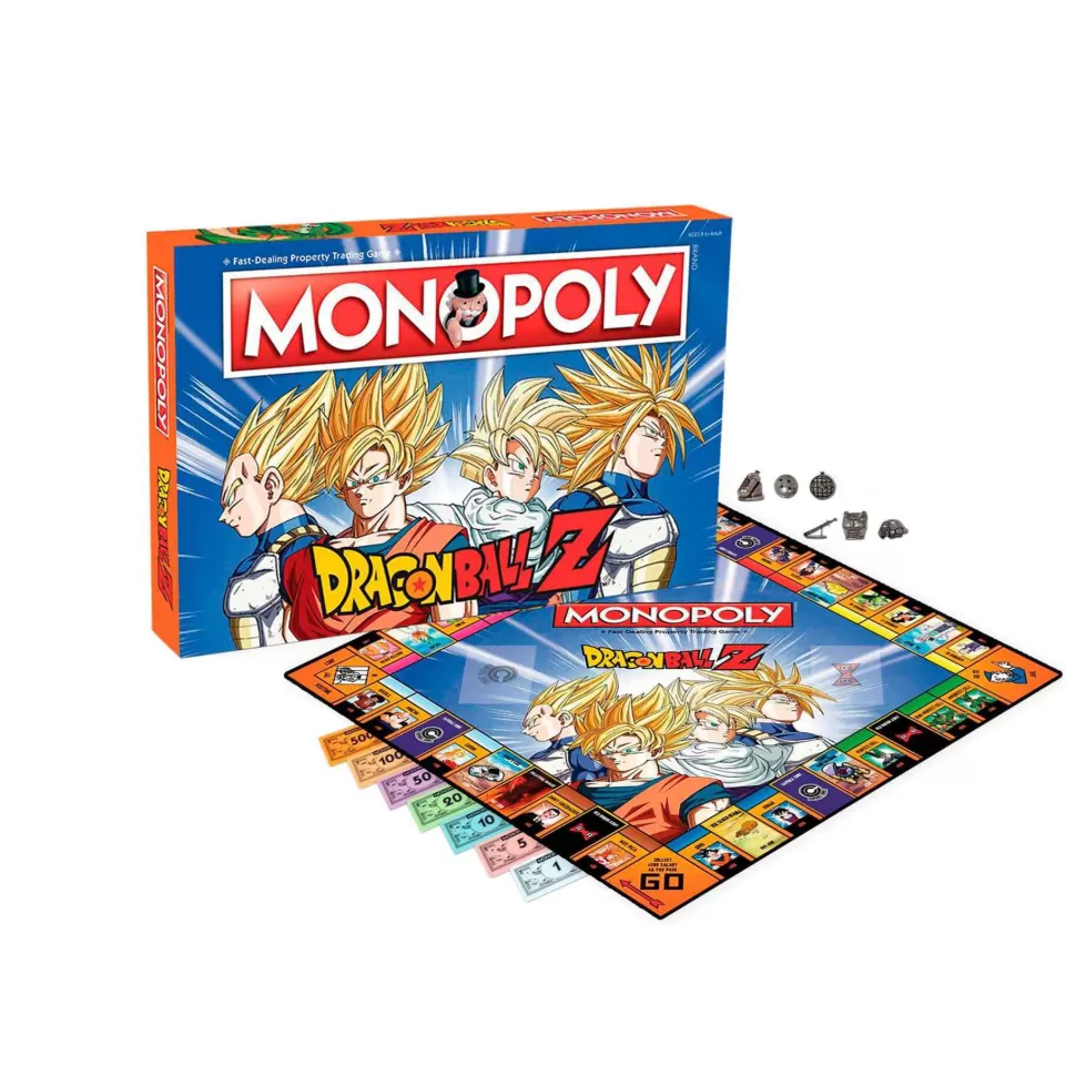 Dragon Ball Z Juego De Mesa Monopoly* Juegos De Mesa