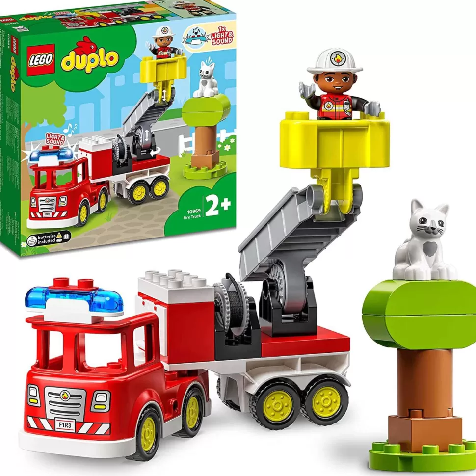 * Juegos De Construcción^ Duplo Camion De Bomberos 10969