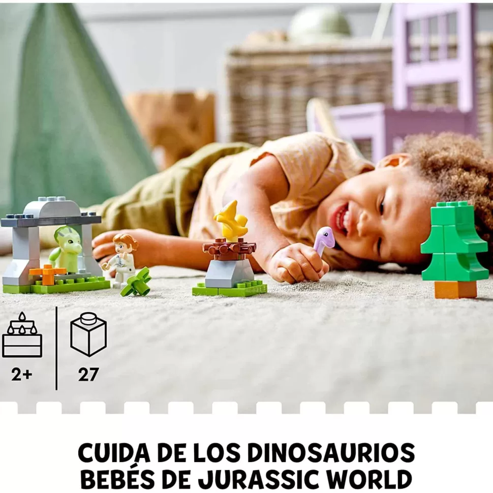 * Juegos De Construcción^ Duplo Jurassic World Guarderia De Dinosaurios 10938