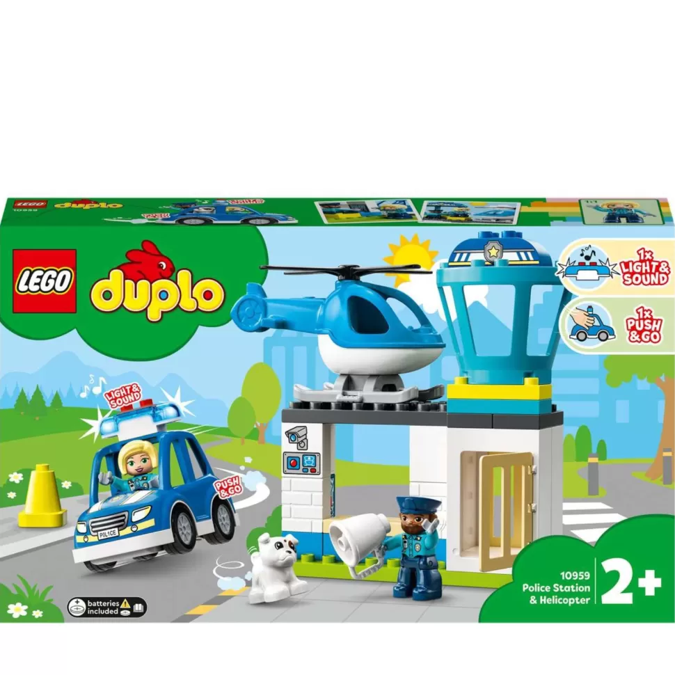 * Juegos De Construcción^ Duplo Town 10959 Comisaria De Policia Y Helicoptero