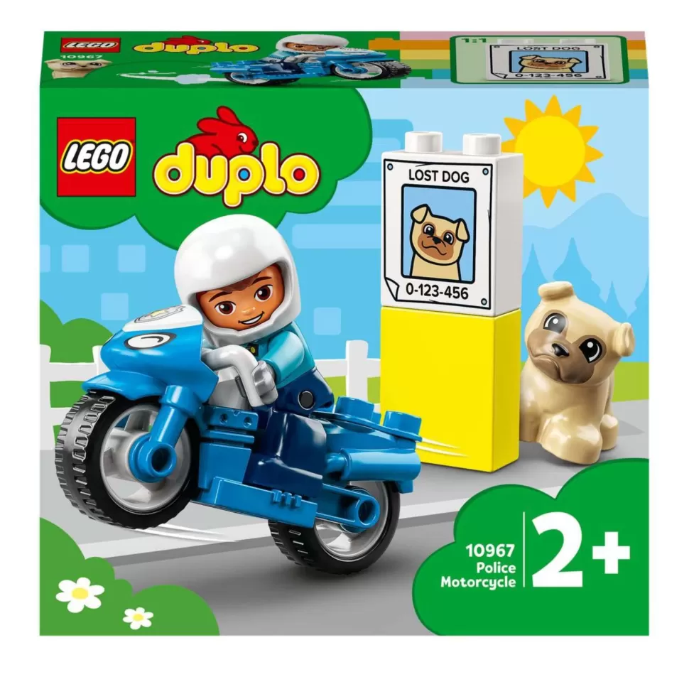 * Juegos De Construcción^ Duplo Town 10967 Moto De Policia