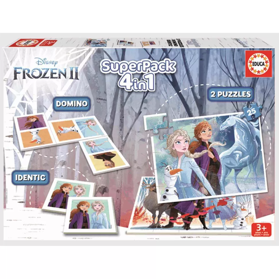 Educa Borras Puzzles Y Educativos^Educa® Superpack Frozen