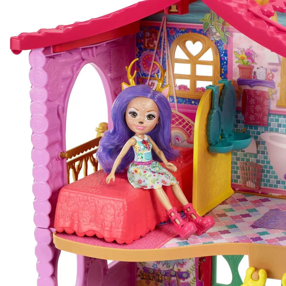 Enchantimals Muñecas^ Casa Ciervo Con Muneca Danessa Casa De Juguete 4 Anos