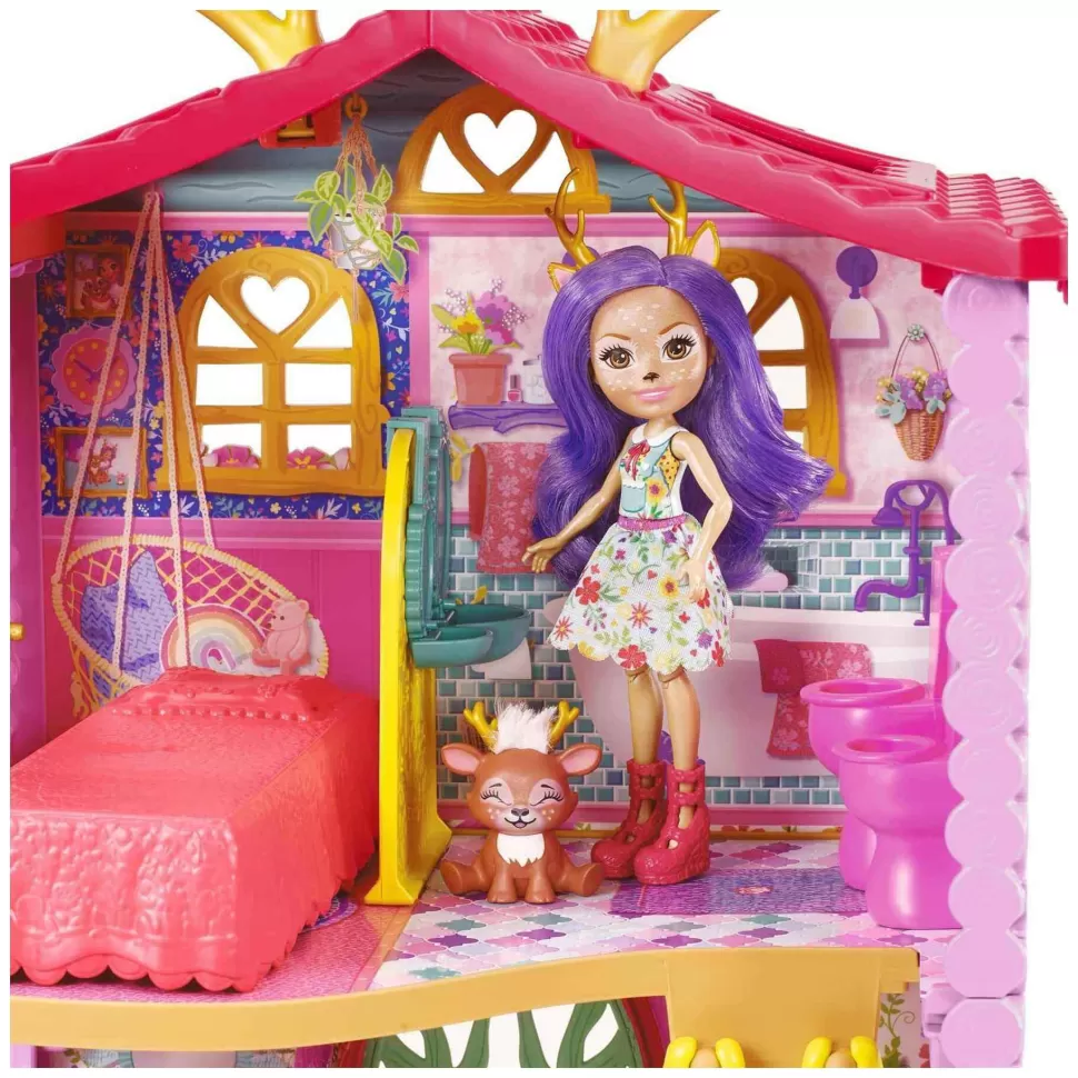 Enchantimals Muñecas^ Casa Ciervo Con Muneca Danessa Casa De Juguete 4 Anos