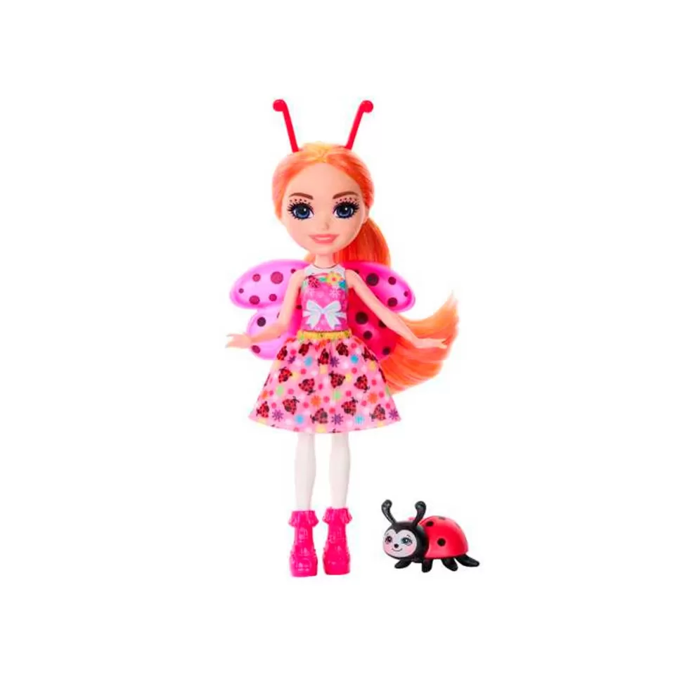 Enchantimals Ladybug Y Bestie Muneca Con Mascota Mariquita* Muñecas