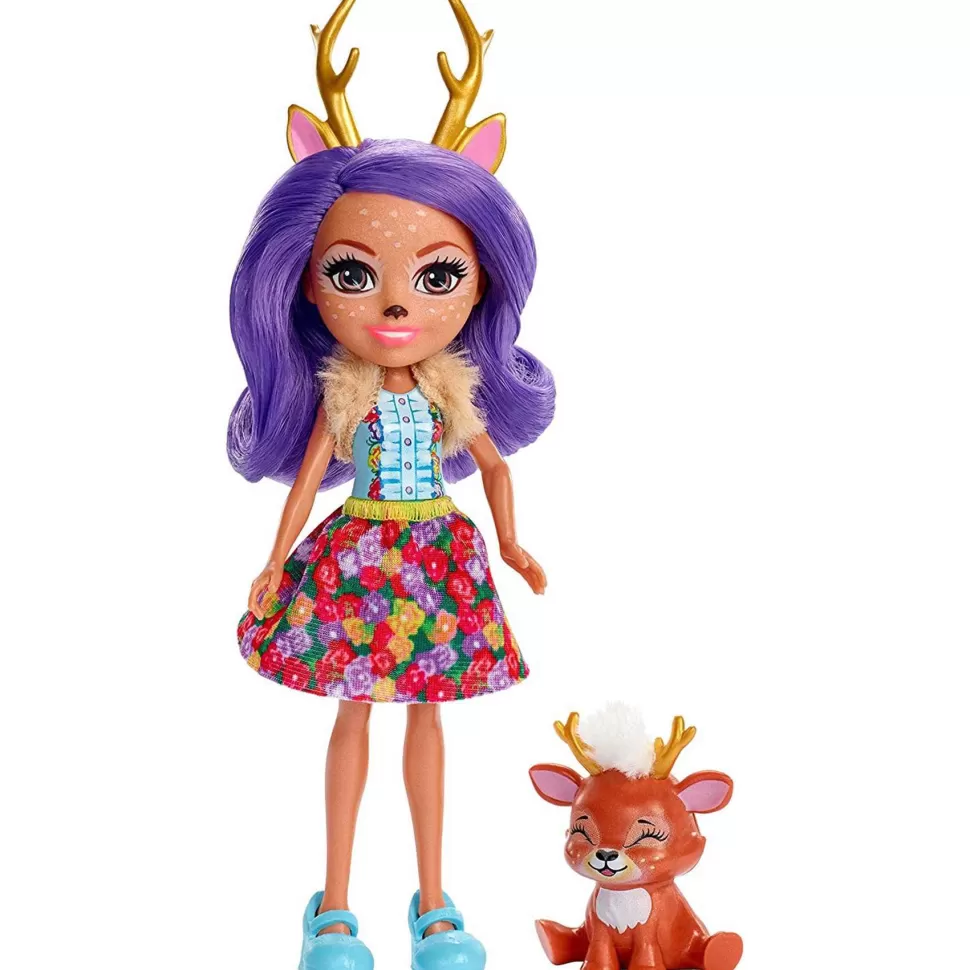 Enchantimals Muñecas^ Muneca Danessa Deer Con Mascota 4 Anos