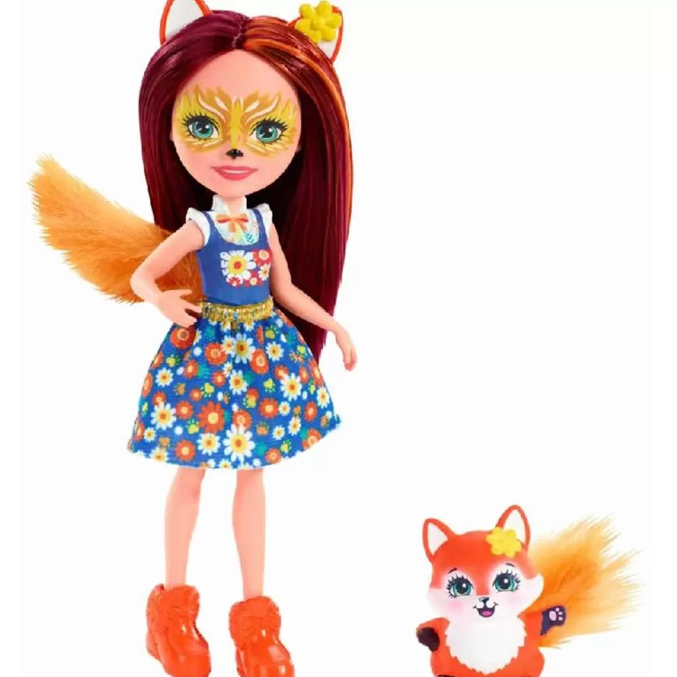 Enchantimals Muñecas^ Muneca Felicity Foz Con Mascota 4 Anos