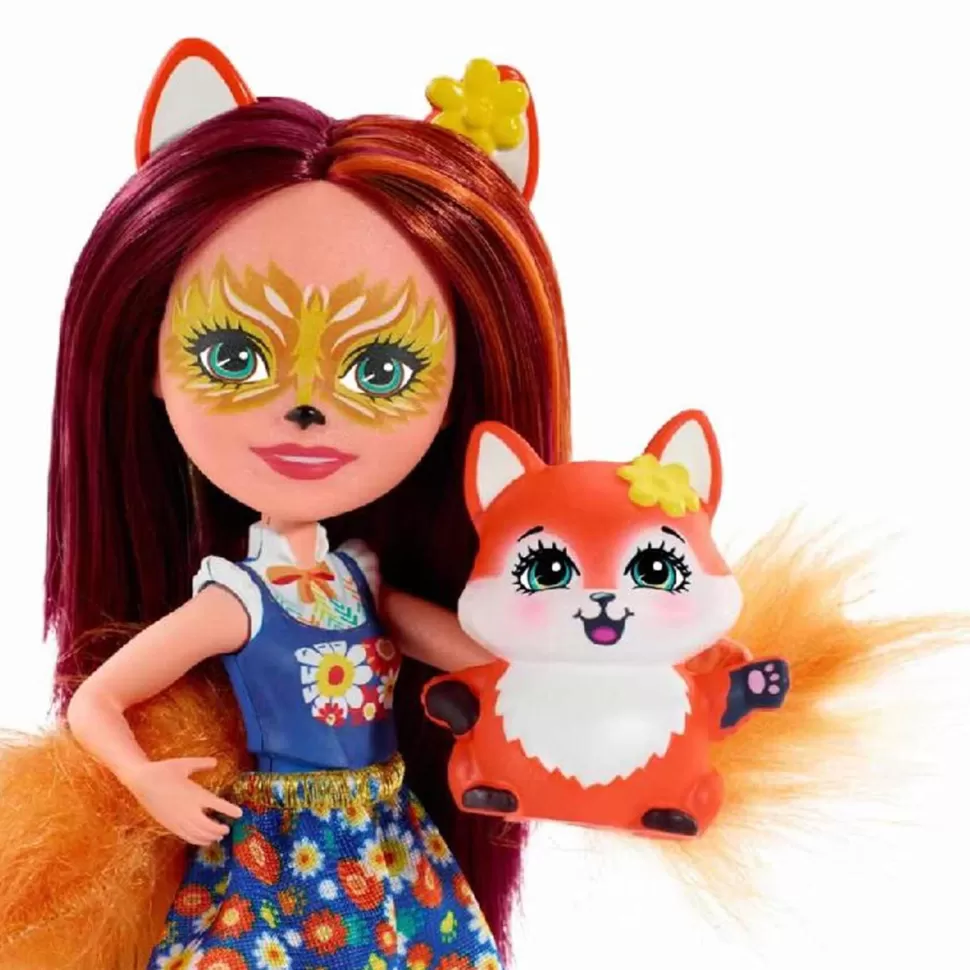 Enchantimals Muñecas^ Muneca Felicity Foz Con Mascota 4 Anos