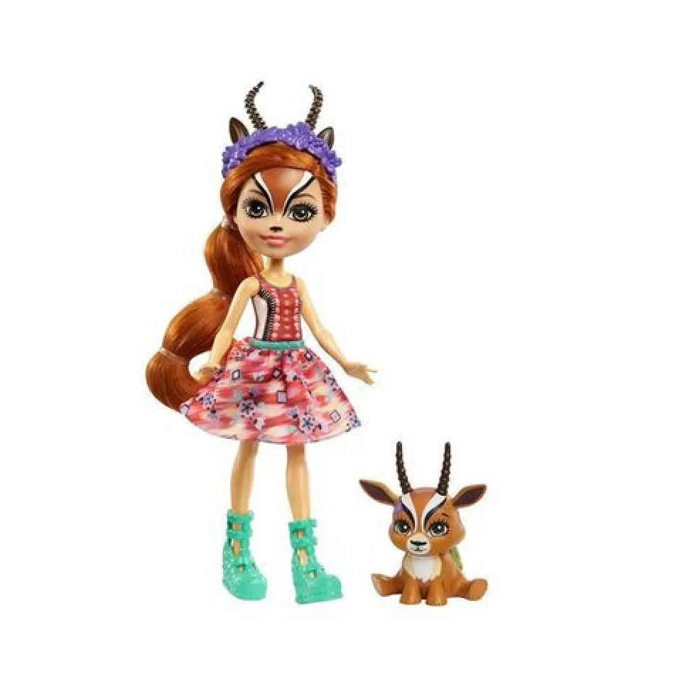 Enchantimals Muneca Gabriela Gazella 15 Cm Con Mascota* Muñecas