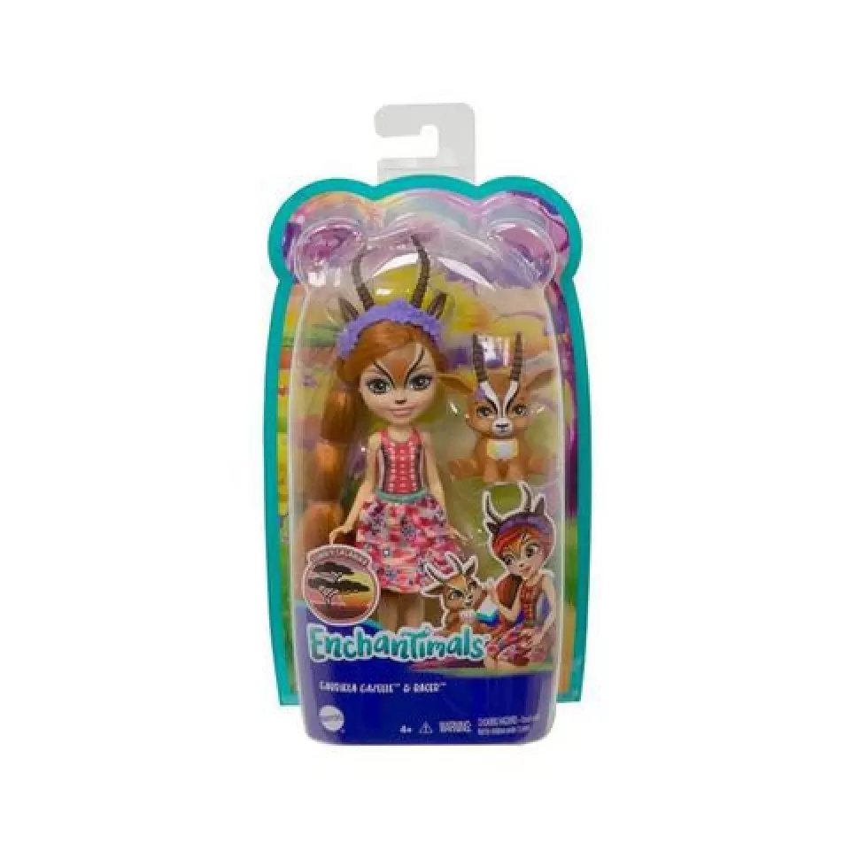 Enchantimals Muneca Gabriela Gazella 15 Cm Con Mascota* Muñecas