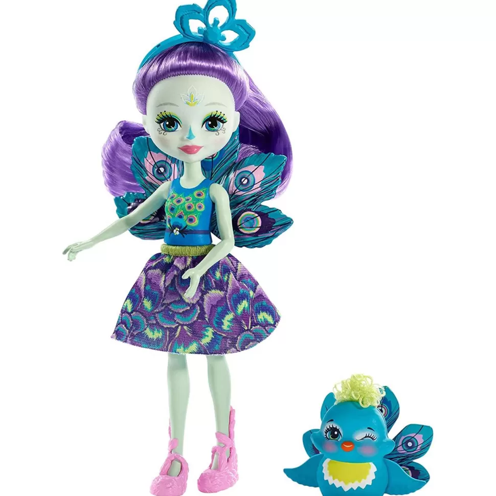 Enchantimals Muñecas^ Muneca Patter Peacock Con Mascota 4 Anos