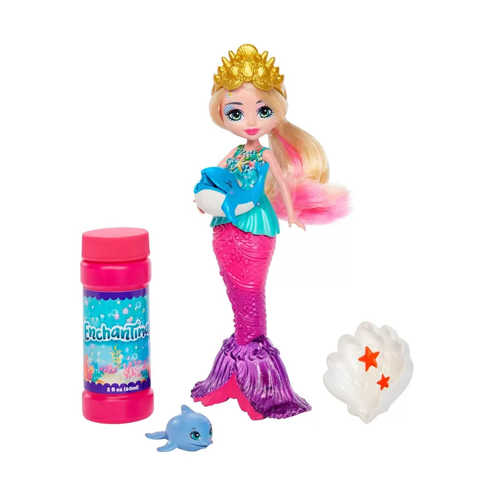 Enchantimals Muñecas^ Sirena Magica Bubblin Atlantia Mermaid