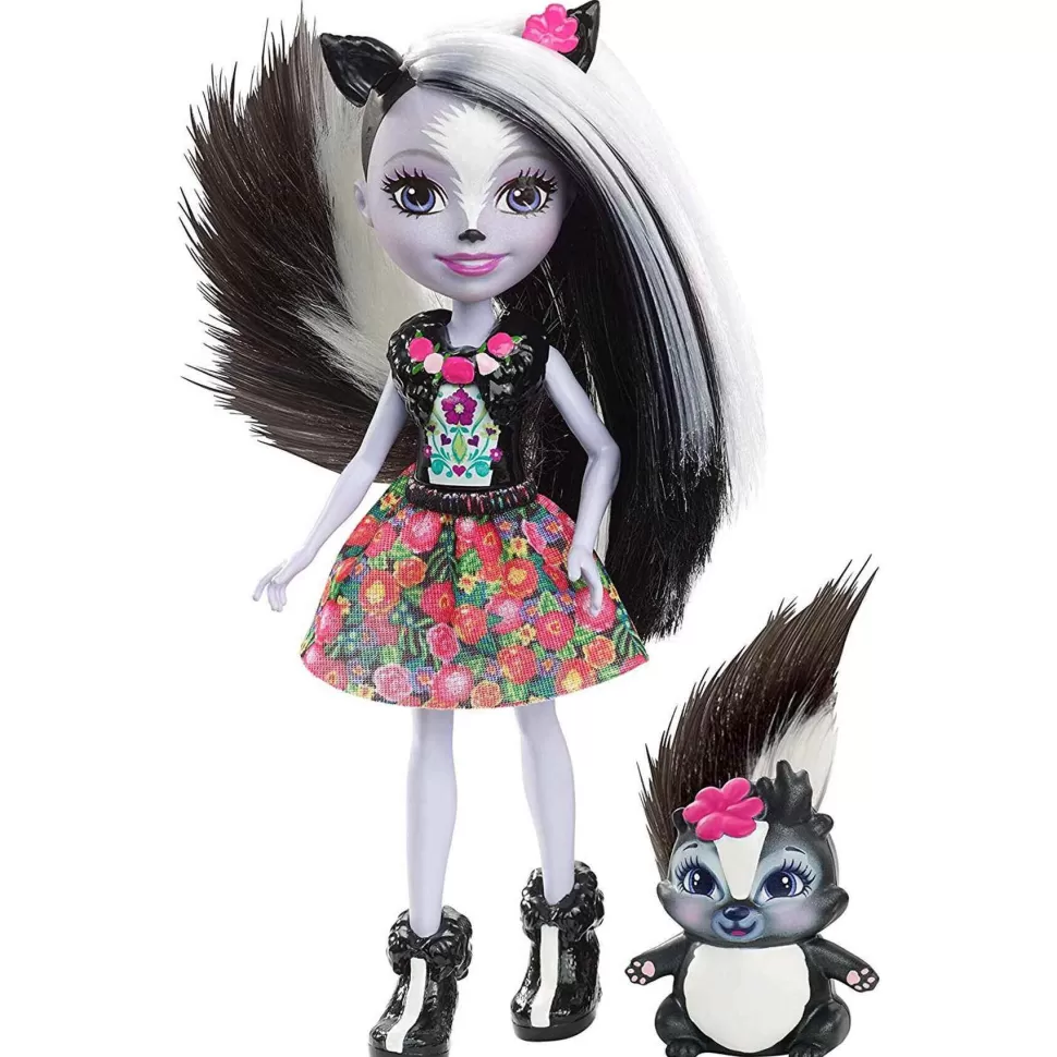 Enchantimals Enchatimals Muneca Sage Skunk Y Mascota Caper* Muñecas