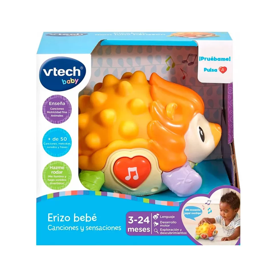 VTech Primera Infancia^Erizo Bebe Canciones Y Sensaciones