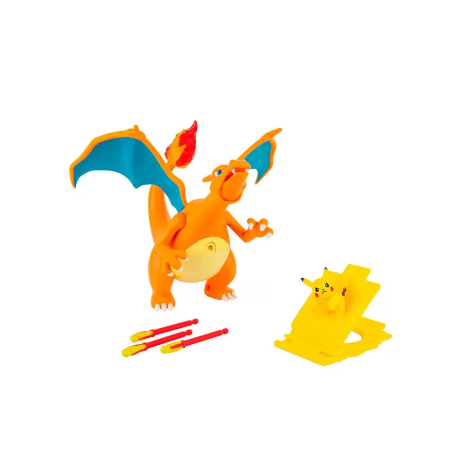 Pokemon Figura Charizard Electronico Vs. Pikachu * Figuras Y Minimundos