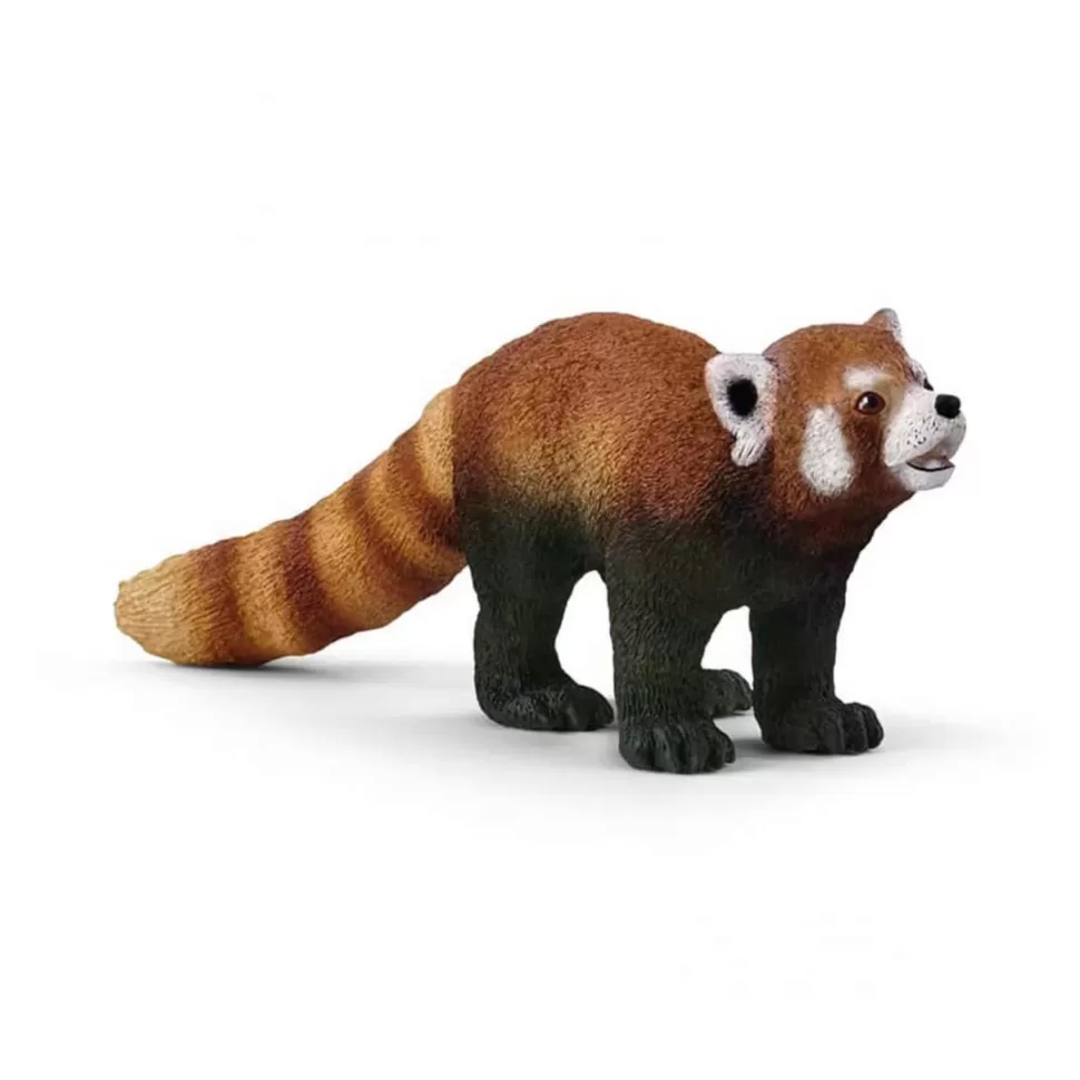 Schleich Figuras Y Minimundos^Figura Panda Rojo