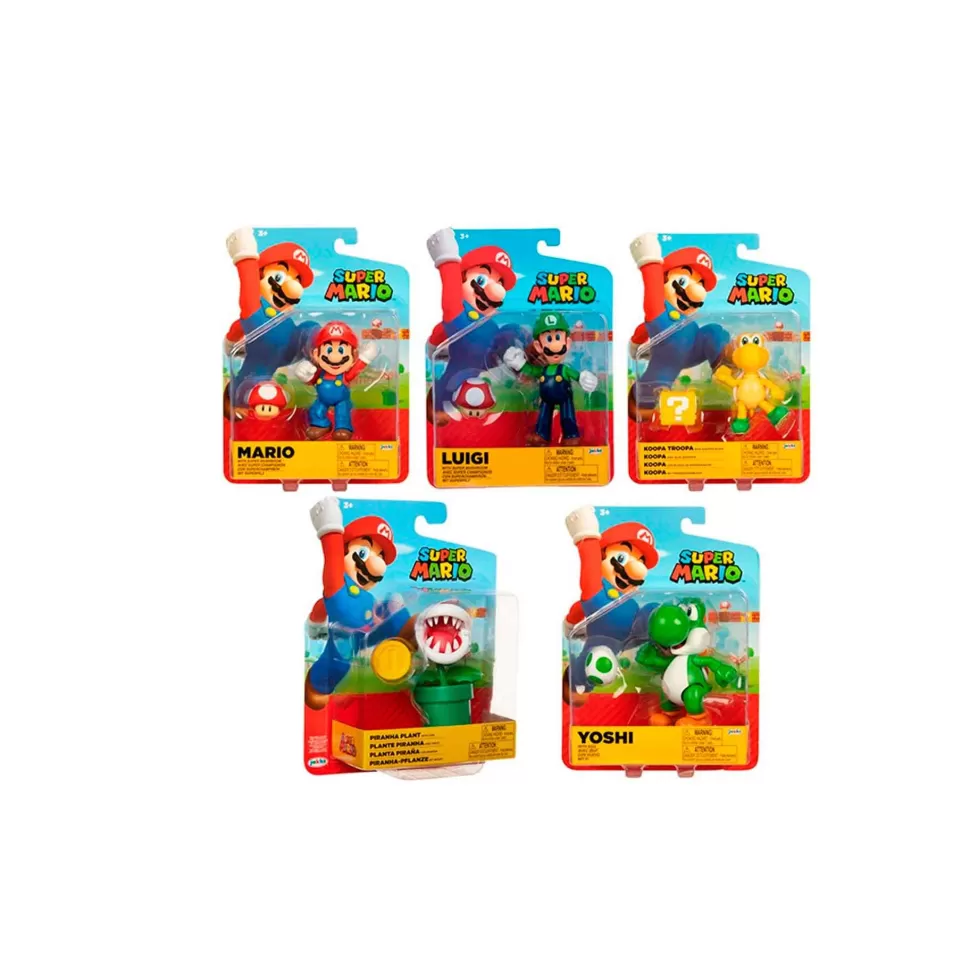 Super Mario Figuras Y Minimundos^Figuras Surtidas W28