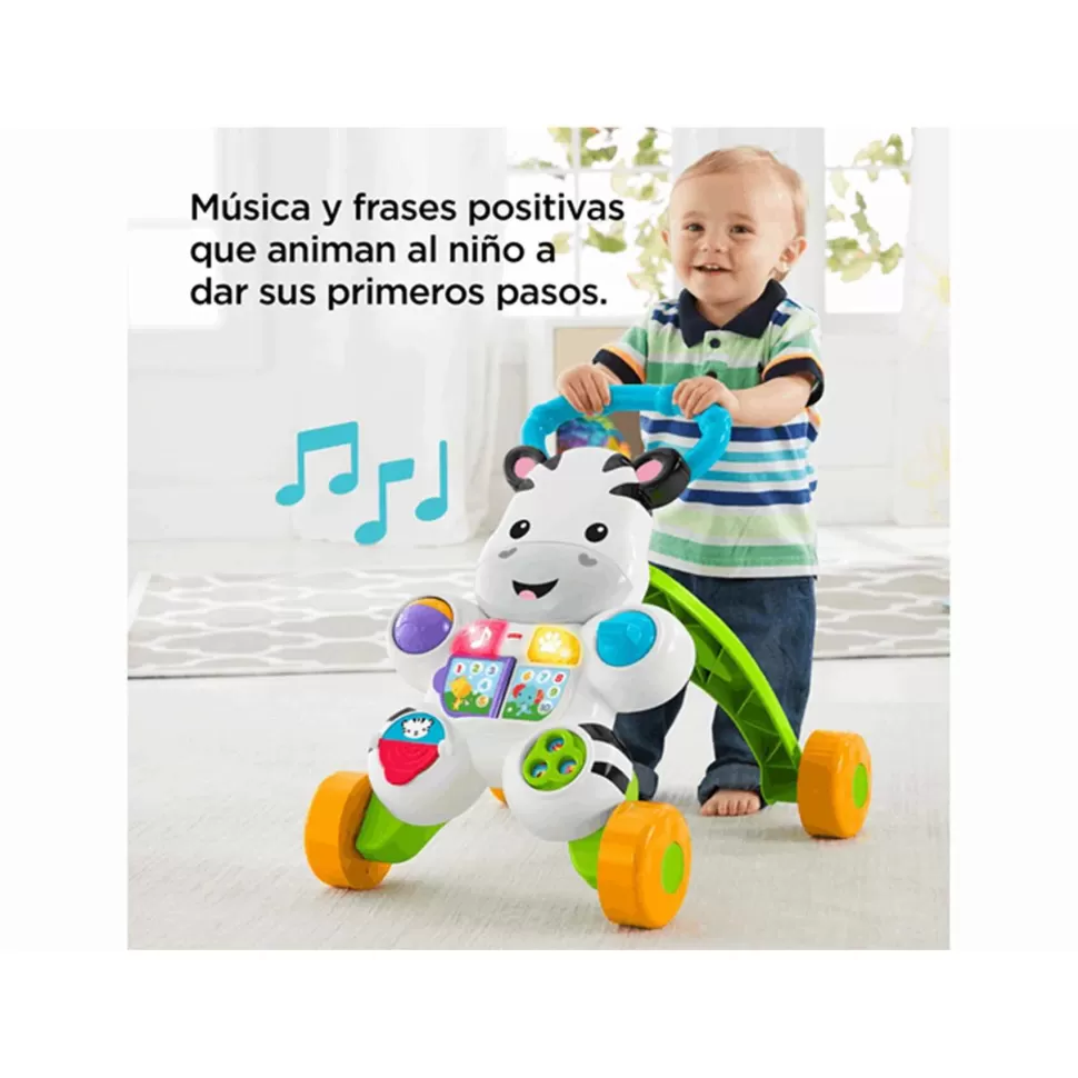 Fisher Price Primera Infancia^ Correpasillos Cebra Parlanchina Primeros Pasos | Juguete Infantil