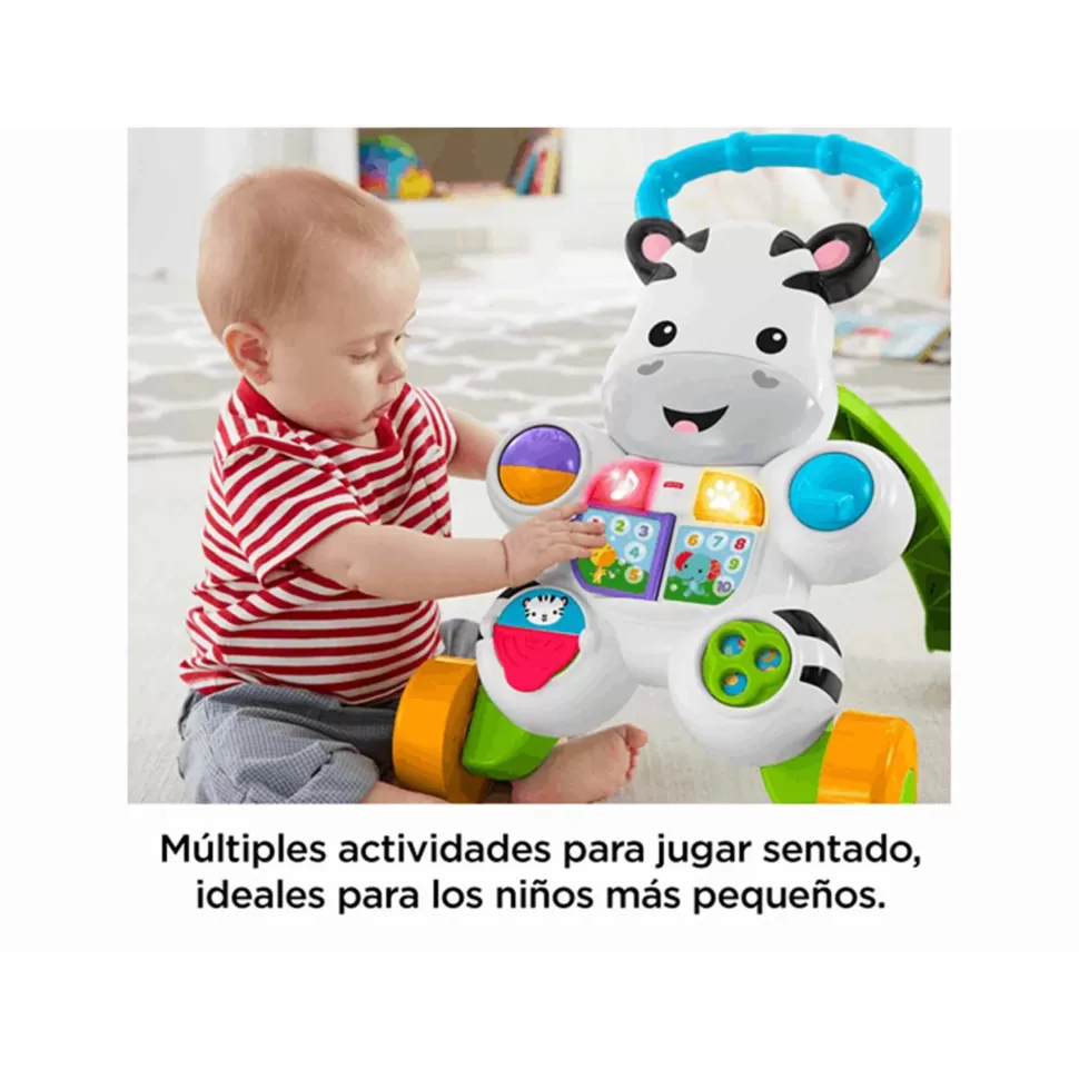 Fisher Price Primera Infancia^ Correpasillos Cebra Parlanchina Primeros Pasos | Juguete Infantil