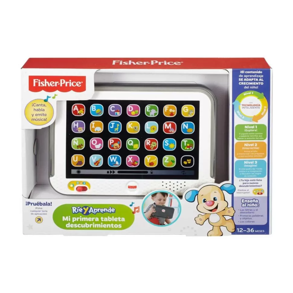 Fisher Price Mi Primera Tableta | Juguete Electronico Bebe* Primera Infancia