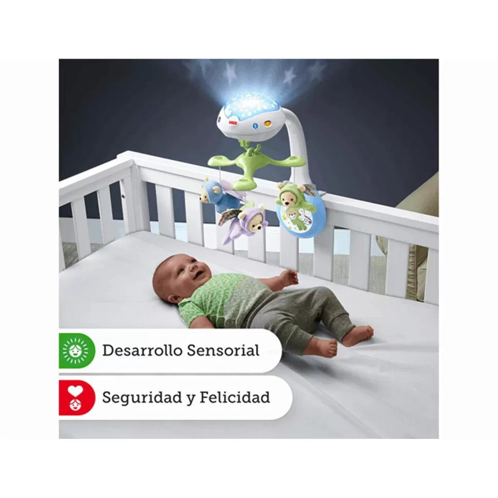 Fisher Price Primera Infancia^ Movil Ositos Voladores Con Proyector Para Bebe Recien Nacido