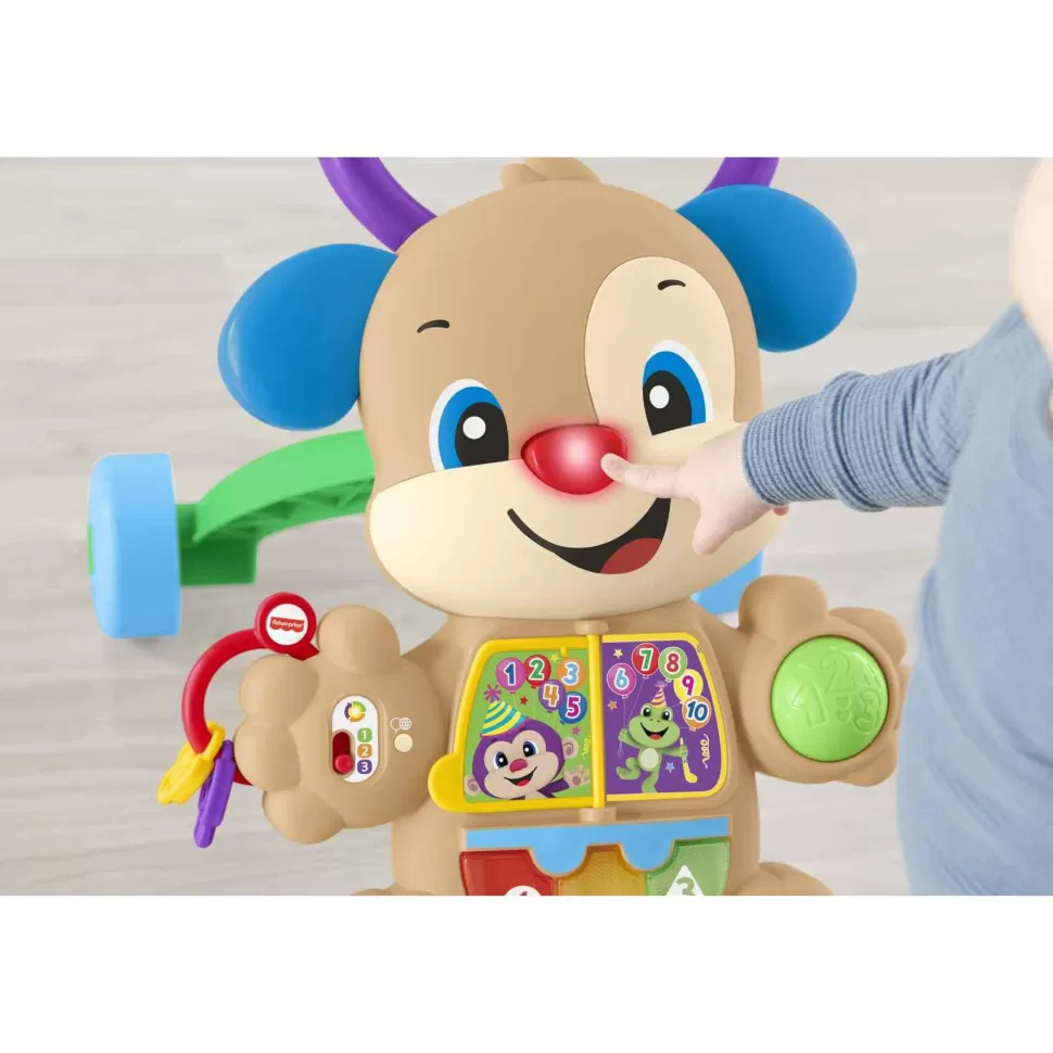 Fisher Price Puzzles Y Educativos^ Rie Y Aprende Andador Perrito Primeros Pasos