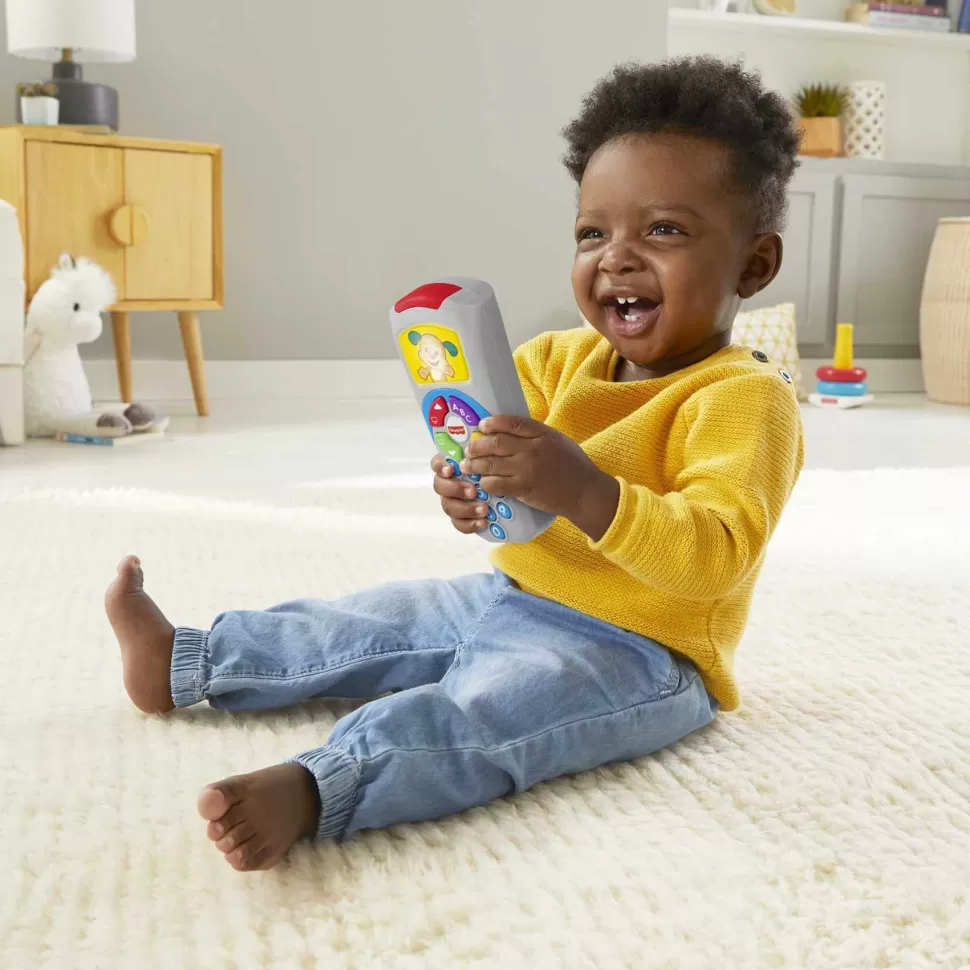 Fisher Price Primera Infancia^ Rie Y Aprende Mando A Distancia Perrito Mattel Dld35