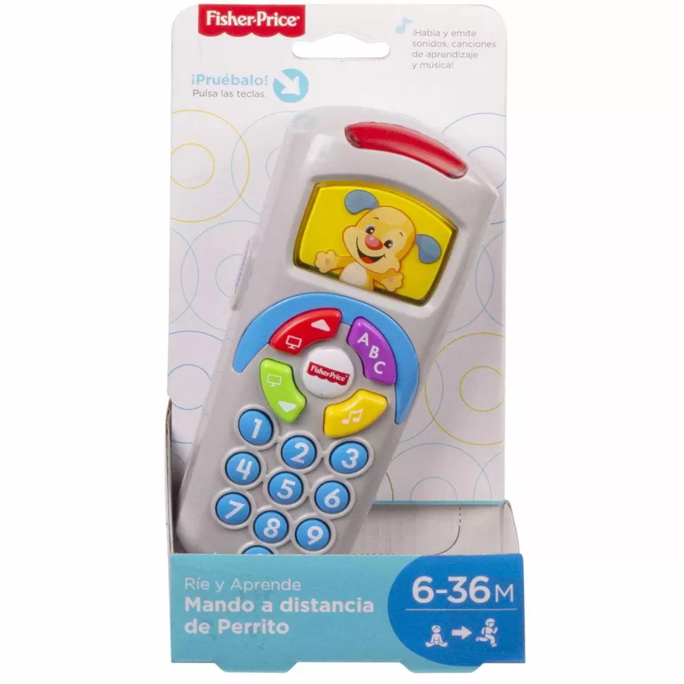 Fisher Price Primera Infancia^ Rie Y Aprende Mando A Distancia Perrito Mattel Dld35