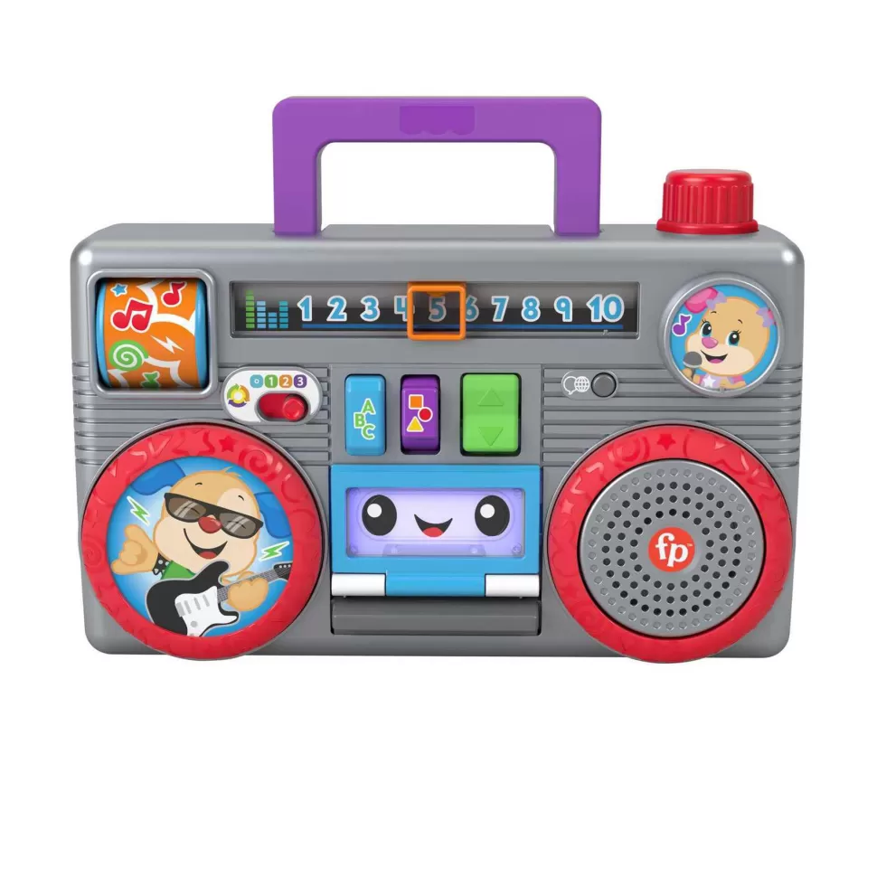 Fisher Price Rie Y Aprende Radio Divertida* Puzzles Y Educativos