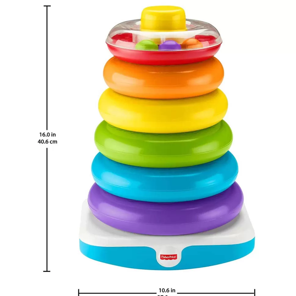 Fisher Price Primera Infancia^Fisher-Price Piramide Balanceante Juguete Gigante Para Bebes +6 Meses