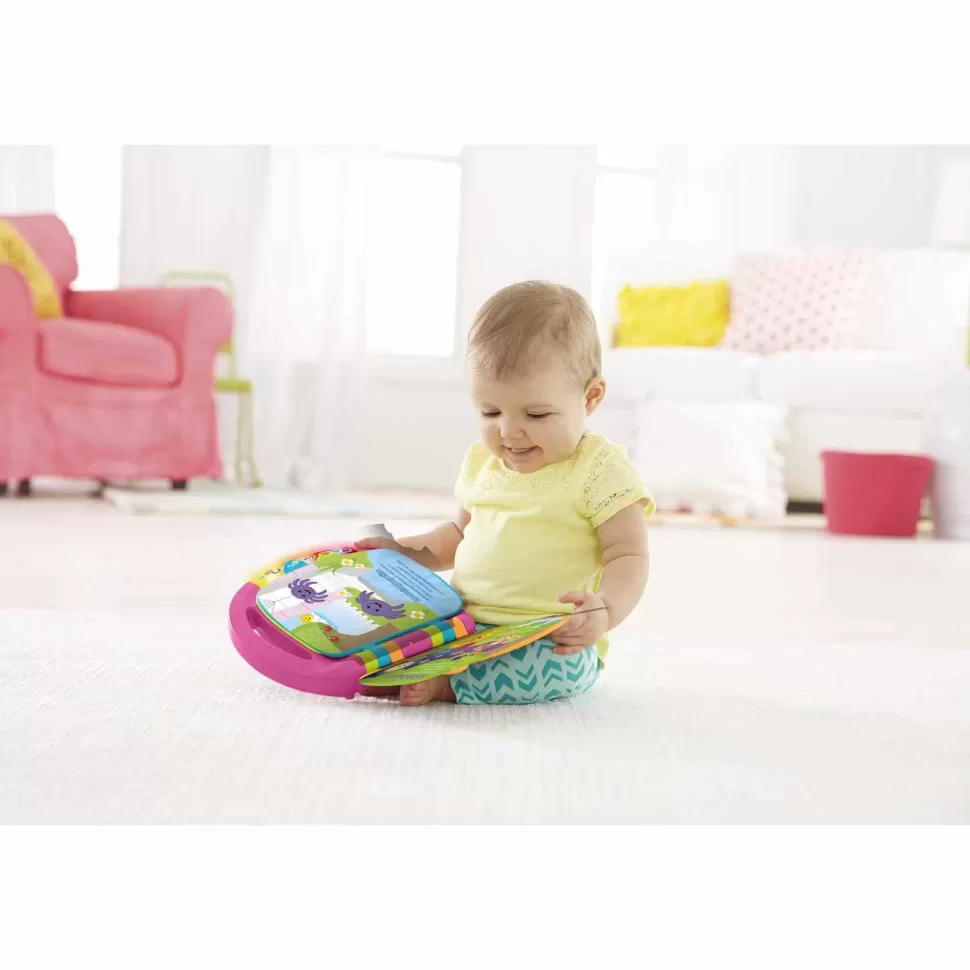 Fisher Price Fisher-Price Rie Y Aprende Libro Musical De Aprendizaje Rosa Mattel Dlf23* Primera Infancia