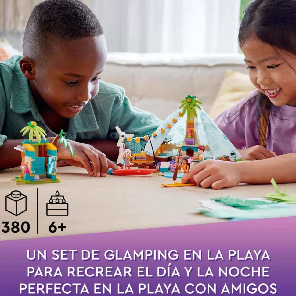 * Friends 41700 Glamping En La Playa* Juegos De Construcción