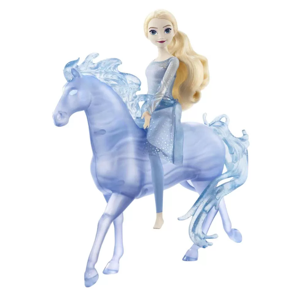 Frozen 2 Elsa Y Nokk Muneca Rubia Con Vestido Y Caballo De Juguete 3 Anos (Mattel Hlw58)* Muñecas