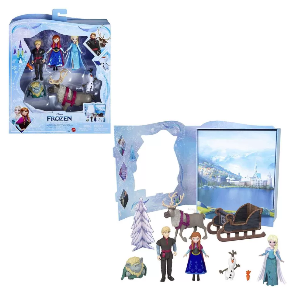 Frozen Muñecas^ Minis Pack 6 Figuras Munecos Con Caja Set De Juego Juguete 3 Anos (Mattel Hlx04)