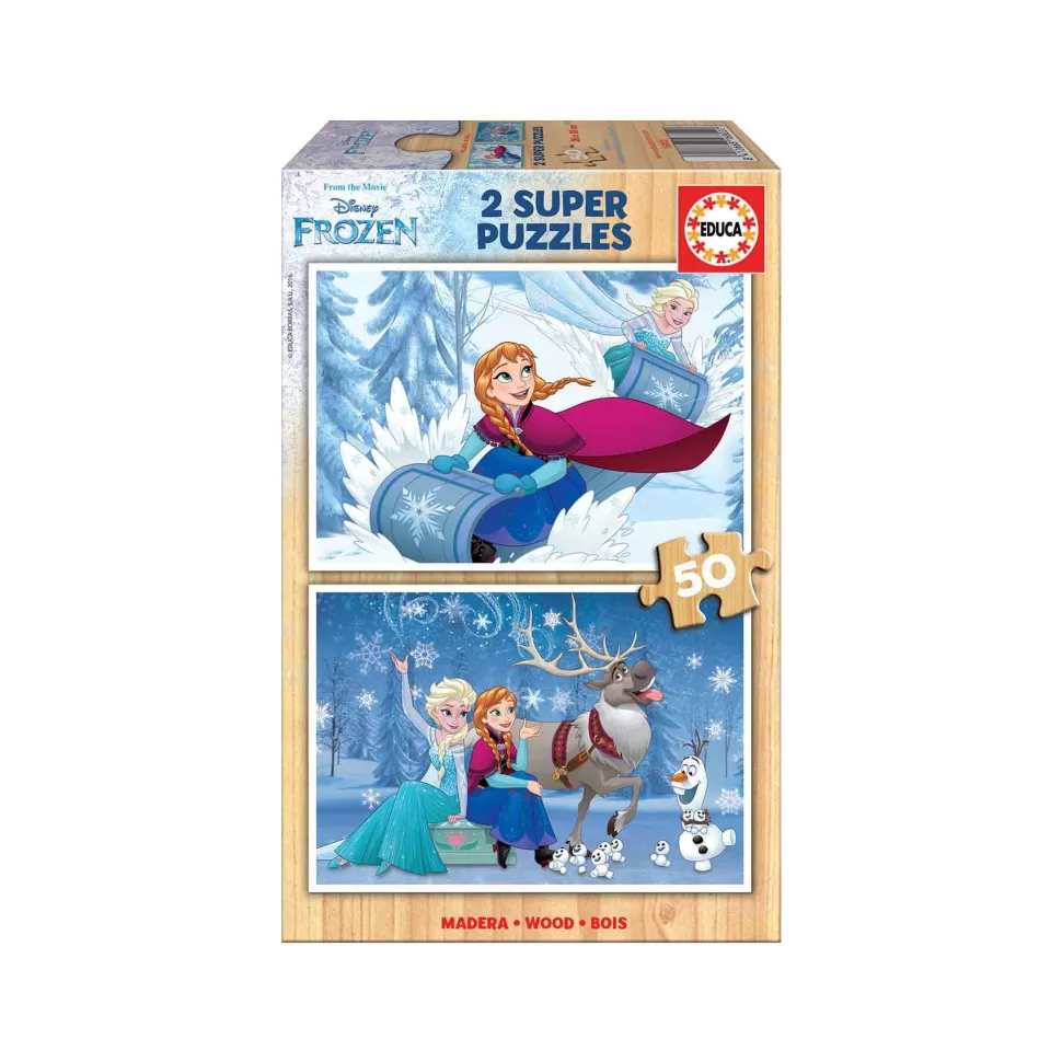 Educa Borras Puzzles Y Educativos^Frozen Puzzles 50 Piezas