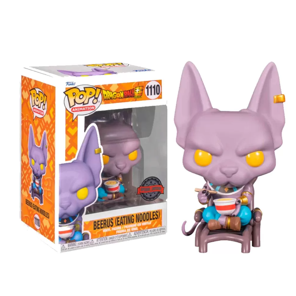 Funko Figuras Y Minimundos^ Pop Animationdbs- Beerus Eating Noodle