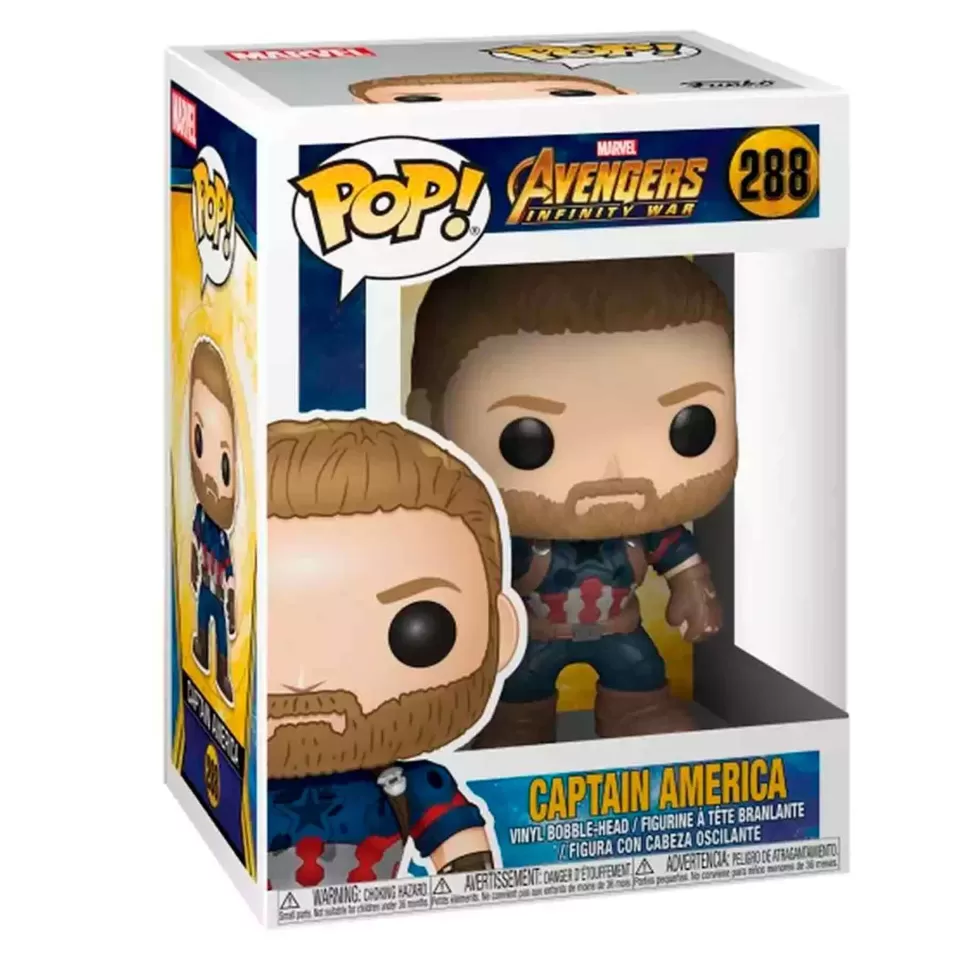 Funko Pop Capitan Americamarvelavengers Infinity* Figuras Y Minimundos