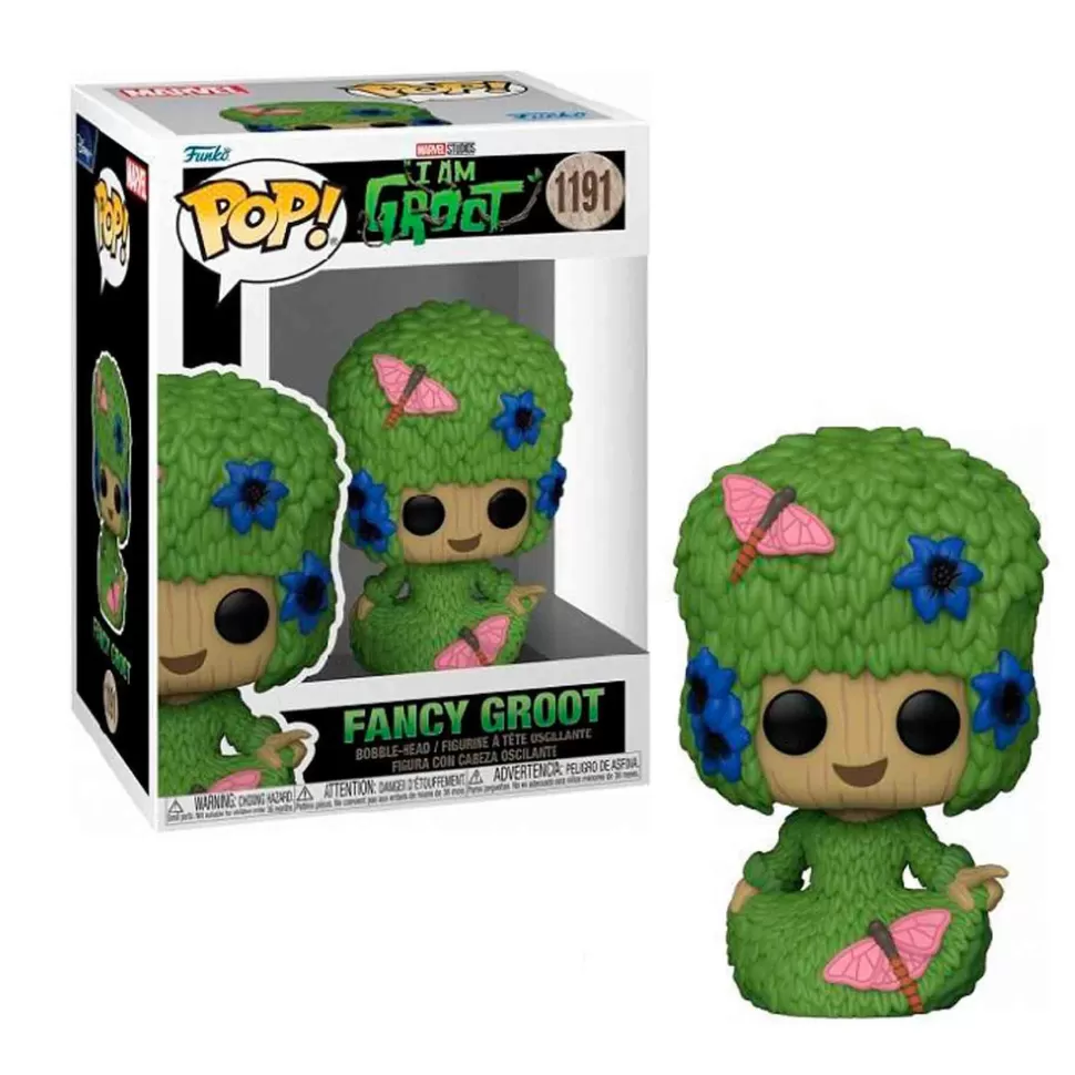 Avengers Funko Pop Marveliag- Groot Marie Hair* Figuras Y Minimundos