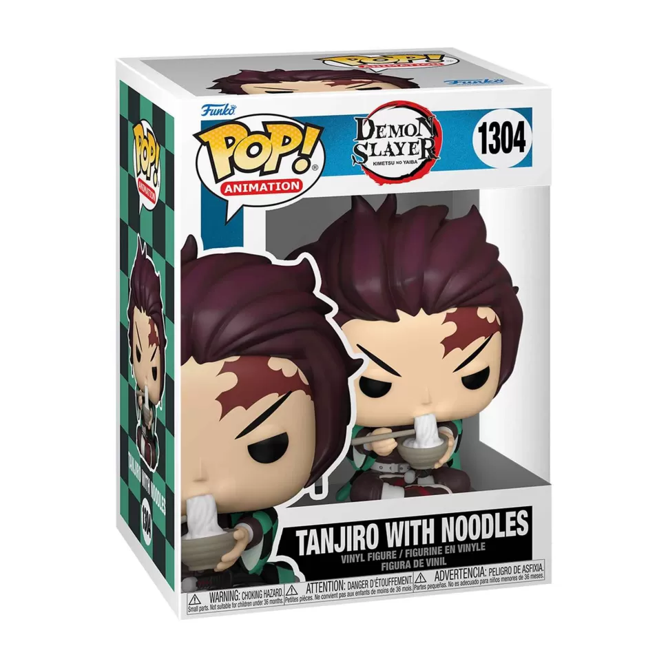 Funko Pop Tanjiro Kamado Con Fideos* Figuras Y Minimundos