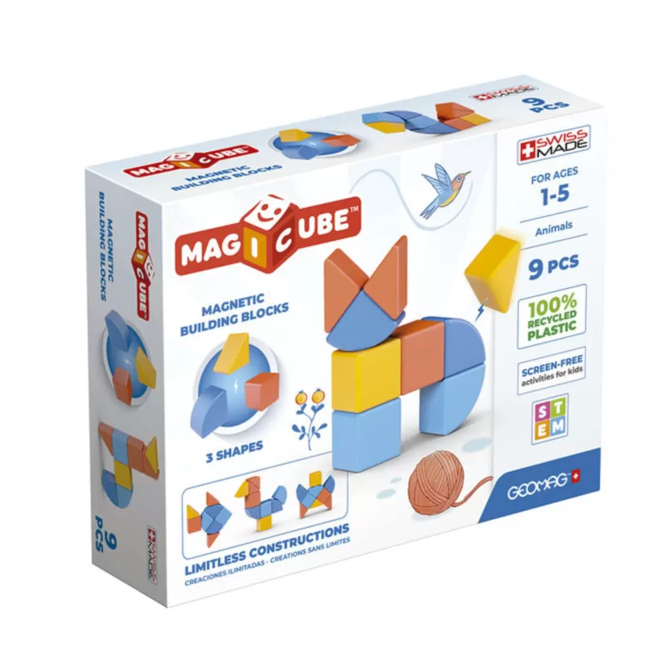 Geomag Juegos De Construcción^ Magicube Green Animals