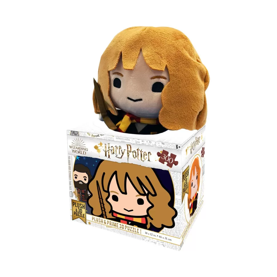 Harry Potter Puzzles Y Educativos^ Puzzle Lenticular Hermione Con Peluche