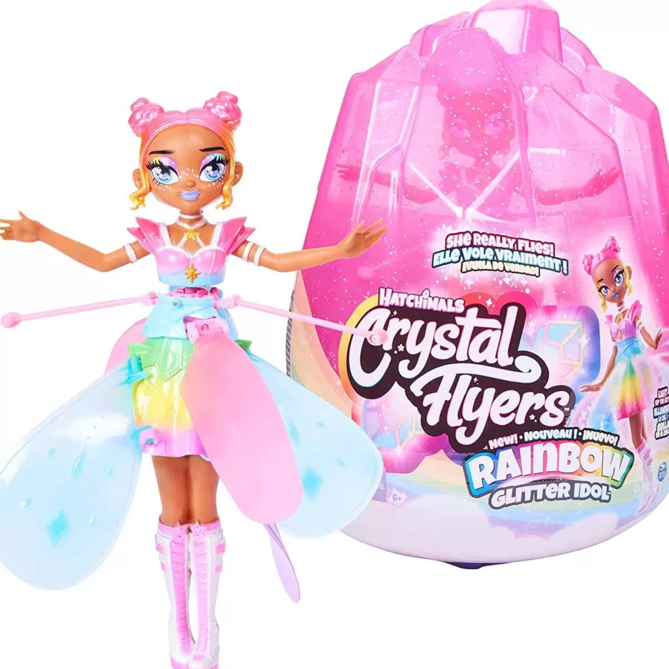 Hatchimals Crystal Flyers Rainbow Glitter Idol* Muñecas