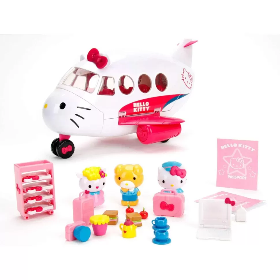 Hello Kitty Avion Con Figuras* Figuras Y Minimundos