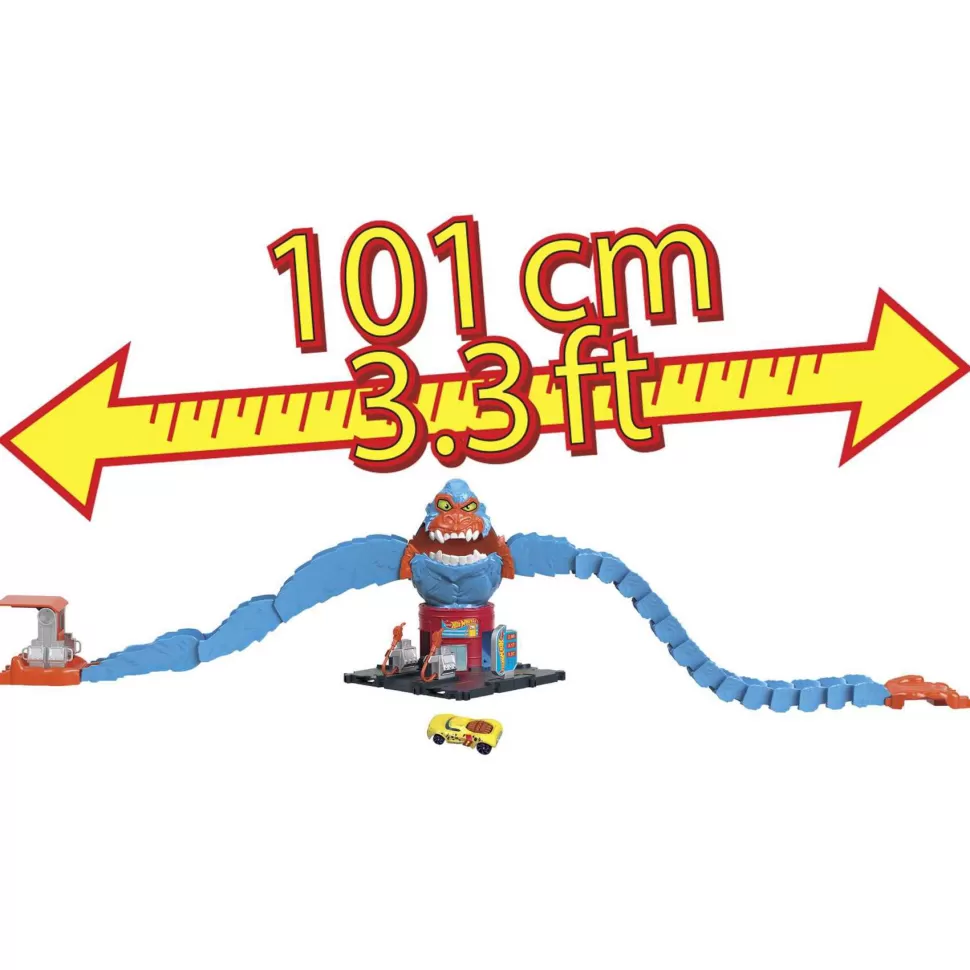Hot Wheels City El Ataque Del Gorila Pista Para Coches De Juguete 4 Anos* Vehículos Y Radio Control