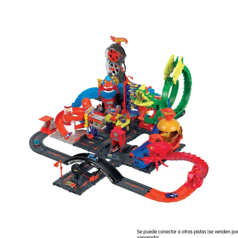 Hot Wheels City El Ataque Del Gorila Pista Para Coches De Juguete 4 Anos* Vehículos Y Radio Control