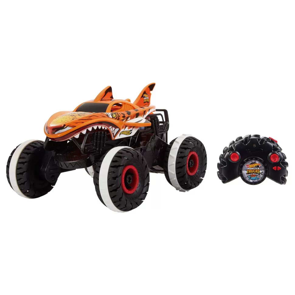 Hot Wheels Monster Trucks Radio Control Tiger Shark* Vehículos Y Radio Control